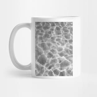 Crystal clear water, ocean bottom photography Mug